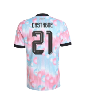 Billige Fotballdrakt Belgia Timothy Castagne #21 Replika Bortedrakt VM 2026 Kortermet Billige Fotballdrakt Belgia Timothy Castagne #21 Replika Bortedrakt VM 2026 Kortermet